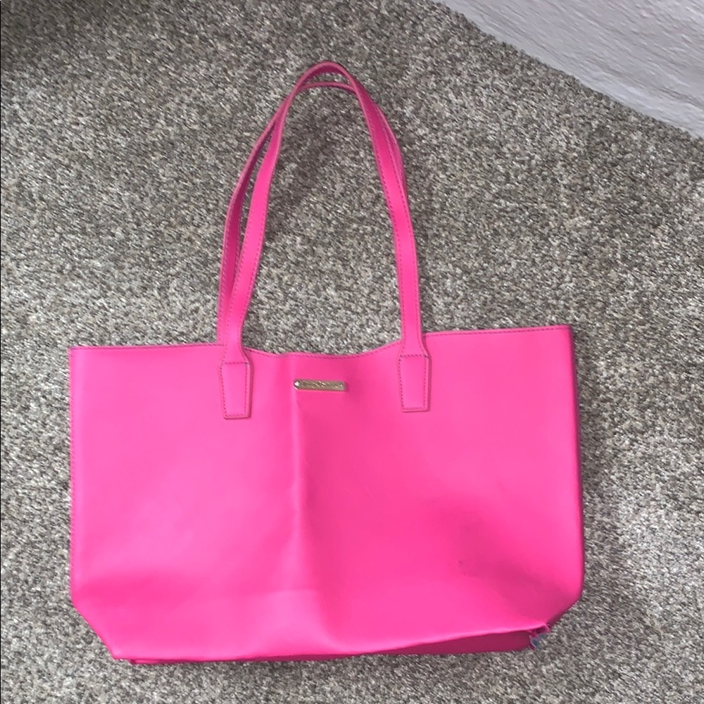Bright Pink Tote Bag